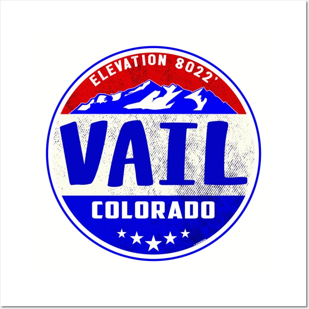 Vail Colorado Skiing Ski Wall Art by heybert00